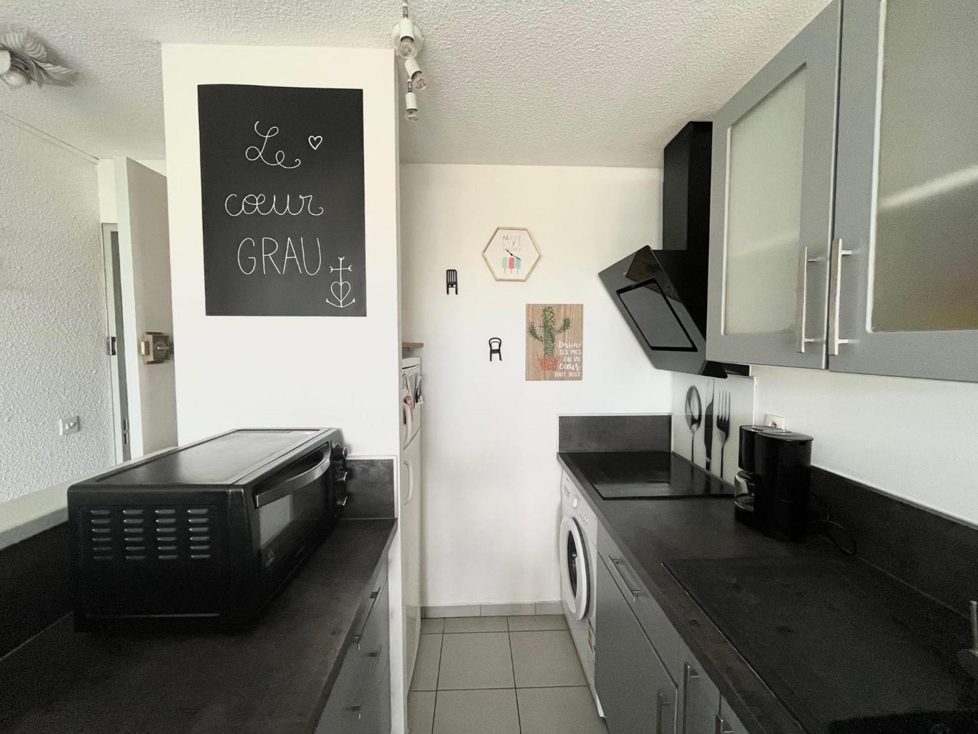 Appartement Devant La Mer + Parking Le Grau-du-Roi Eksteriør billede